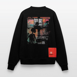 Erosan, Fenster, 1st | Heavyweight Oversized Bio Sweater, Unisex - SOLID BLACK