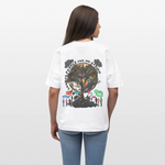 Thalvion, Baum, 1st | Blaster, Oversize Bio T-Shirt, Unisex - Weiß