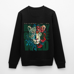 Irise, Leopard, 1st | Roller, Unisex Bio-Sweatshirt - Schwarz