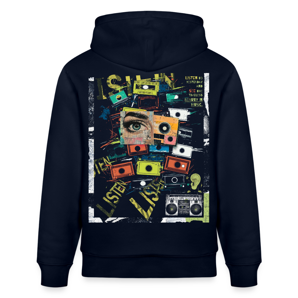 Shahzada, Kassetten, 1st | Cruiser, Unisex Bio-Hoodie - Navy
