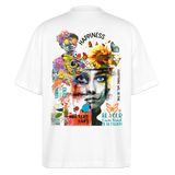 Verdantis, Blaue Augen, 1st | Blaster, Oversize Bio T-Shirt, Unisex - Weiß