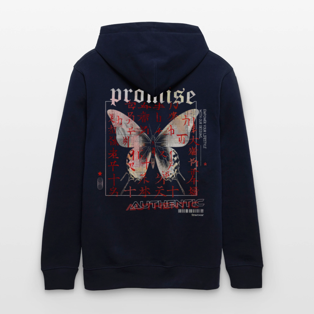 Xurmus, Schmetterling, 1st | Cruiser, Unisex Bio-Hoodie - Navy