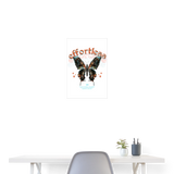 Galaxion, Schmetterling, 1st | Poster 40x60 cm - Weiß