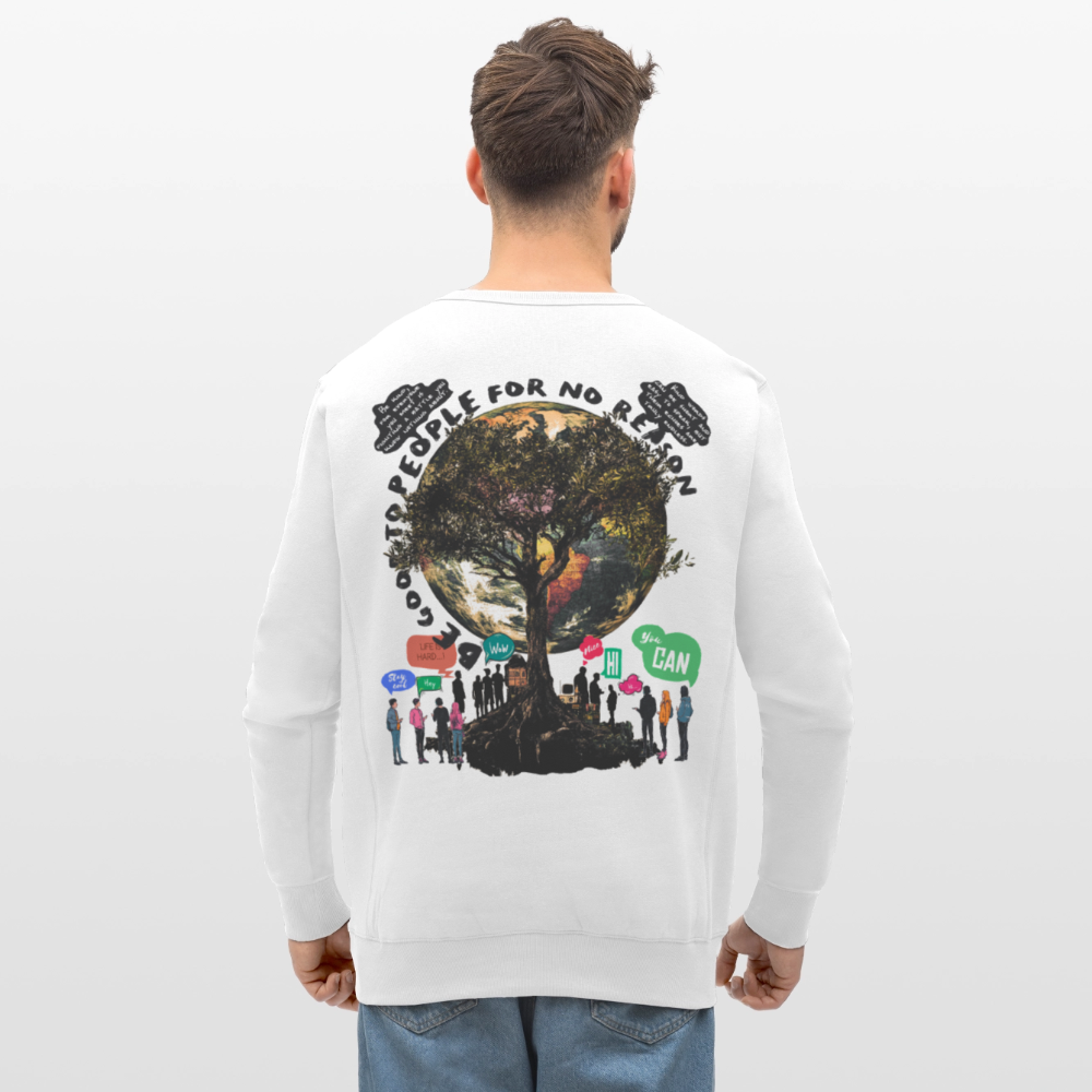 Thalvion, Baum, 1st | Roller, Unisex Bio-Sweatshirt - Weiß