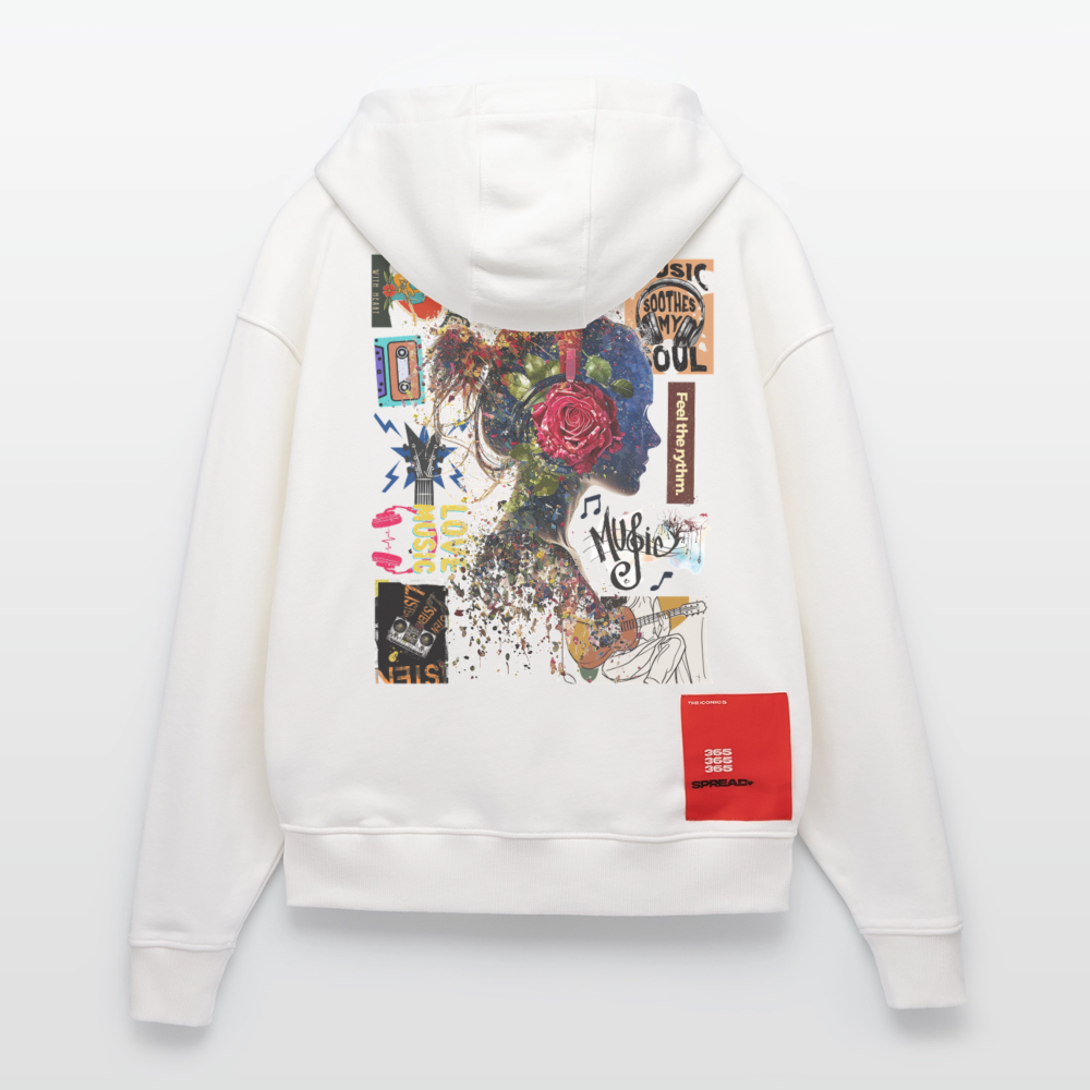 Altairon, Mädchen, 1st | Heavyweight Oversized Bio Zip Hoodie, Unisex - OFF WHITE
