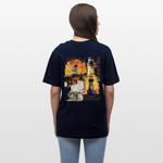 Morian, Leuchtturm, 1st | Essential, Relaxed Fit Unisex Bio T-Shirt - Navy