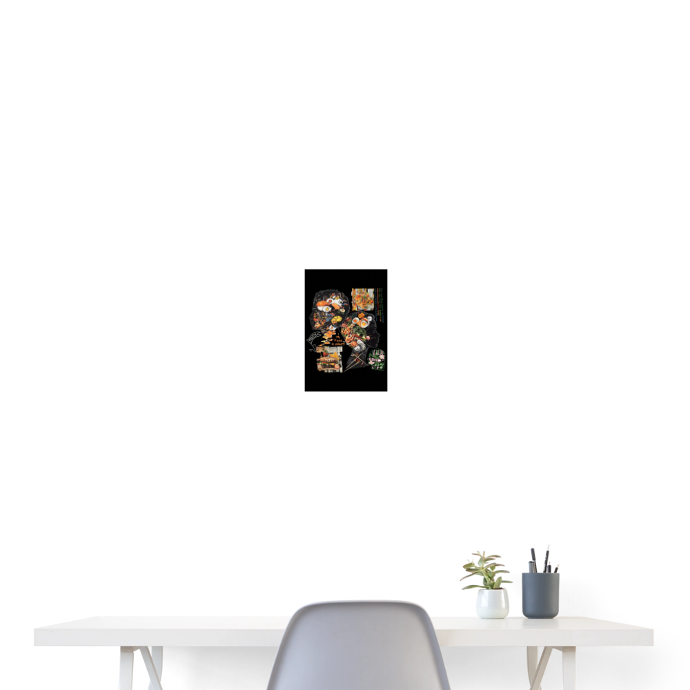 Atalantan, Essen, 1st | Poster 20x30 cm - Weiß