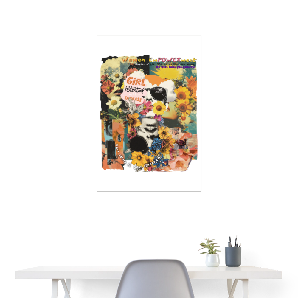 Vaelthar, Blumen, 1st | Poster 60x90 cm - Weiß