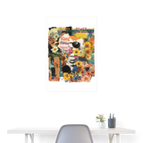 Vaelthar, Blumen, 1st | Poster 60x90 cm - Weiß