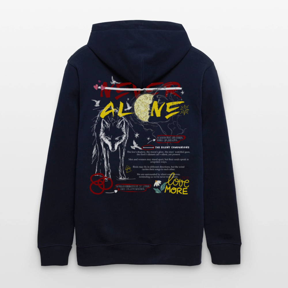 Diony, Wolf, 1st | Cruiser, Unisex Bio-Hoodie - Navy
