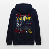 Diony, Wolf, 1st | Cruiser, Unisex Bio-Hoodie - Navy