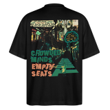 Gaian, U-Bahn, 1st | Blaster, Oversize Bio T-Shirt, Unisex - Schwarz
