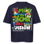 Thesean, Pinsel, 1st | Breezy, Oversized Unisex T-Shirt - Navy