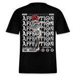 Zeusun, Rose, 1st | Essential, Relaxed Fit Unisex Bio T-Shirt - Schwarz