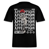 Zeusun, Rose, 1st | Essential, Relaxed Fit Unisex Bio T-Shirt - Schwarz