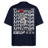 Zeusun, Rose, 1st | Blaster, Oversize Bio T-Shirt, Unisex - Navy