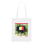 Oblivionis, Fernseher, 1st | Bio Stoffbeutel - Weiß