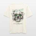 Gliesaron, Totenkopf, 1st | Essential, Relaxed Fit Unisex Bio T-Shirt - Naturweiß 