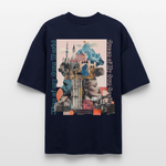 Zephiron, Schloss, 1st | Blaster, Oversize Bio T-Shirt, Unisex - Navy