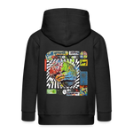Apollon, Gehirn, 1st | Kinder Zip Hoodie - Schwarz