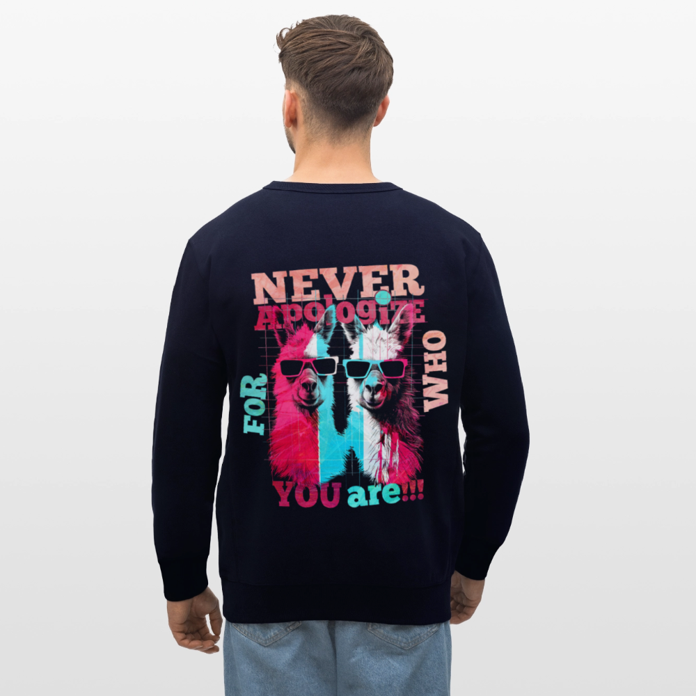 Tenjin, Alpaka, 1st | Roller, Unisex Bio-Sweatshirt - Navy
