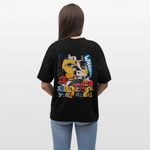 Kronan, Gesicht, 1st | Blaster, Oversize Bio T-Shirt, Unisex - Schwarz