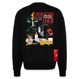 Athenia, Kerze, 1st | Heavyweight Oversized Bio Sweater, Unisex - SOLID BLACK