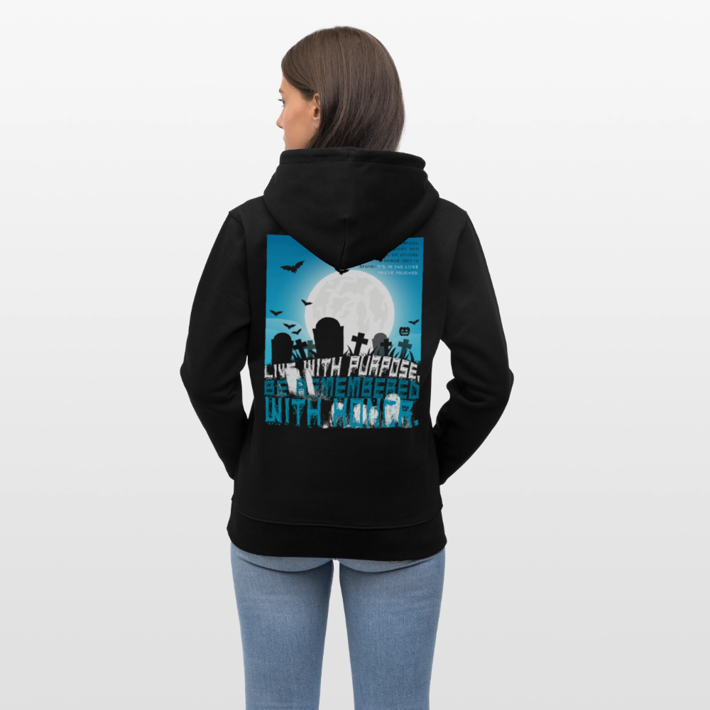 Themisan, Friedhof, 1st | Cruiser, Unisex Bio-Hoodie - Schwarz