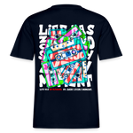 Raijin, Kassetten, 1st | Essential, Relaxed Fit Unisex Bio T-Shirt - Navy