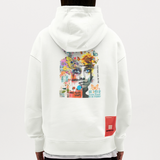 Verdantis, Blaue Augen, 1st | Heavyweight Oversized Bio Hoodie, Unisex - OFF WHITE