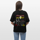 Diony, Wolf, 1st | Blaster, Oversize Bio T-Shirt, Unisex - Schwarz