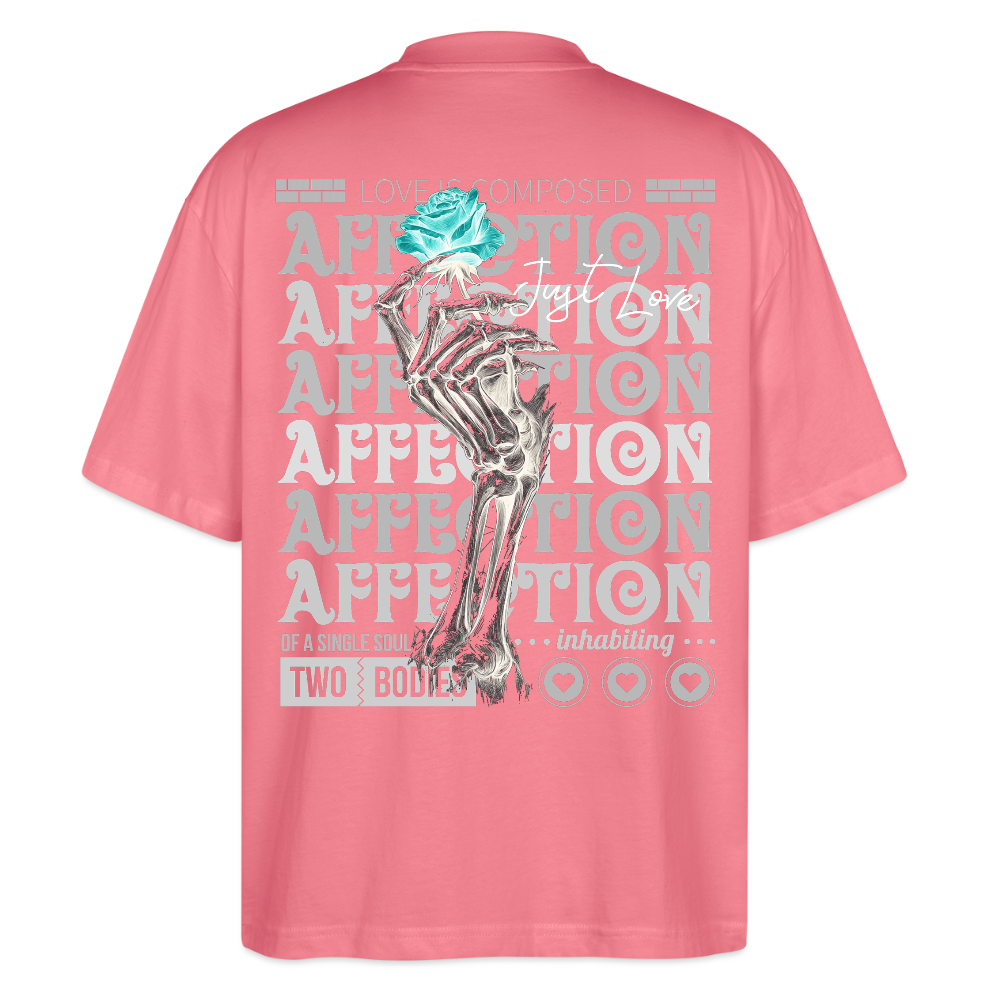 Hestian, Rose, 1st | Blaster, Oversize Bio T-Shirt, Unisex - Pink 