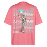 Hestian, Rose, 1st | Blaster, Oversize Bio T-Shirt, Unisex - Pink 