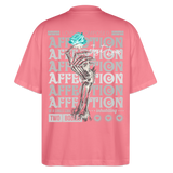 Hestian, Rose, 1st | Blaster, Oversize Bio T-Shirt, Unisex - Pink 