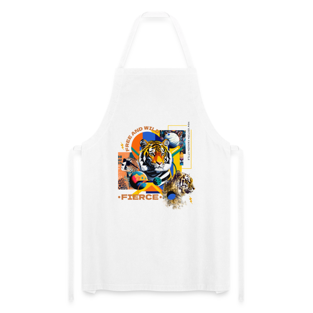 Kepleris, Tiger, 1st | Kochschürze - Weiß