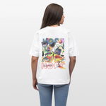 Tenebris, Schmetterling, 1st | Blaster, Oversize Bio T-Shirt, Unisex - Weiß