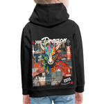 Nezha, Drache, 1st | Kinder Hoodie - Schwarz