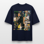 Xantherion2, Schildkröte, 1st | Blaster, Oversize Bio T-Shirt, Unisex - Navy