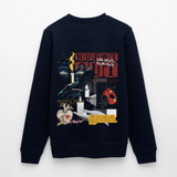 Athenia, Kerze, 1st | Roller, Unisex Bio-Sweatshirt - Navy