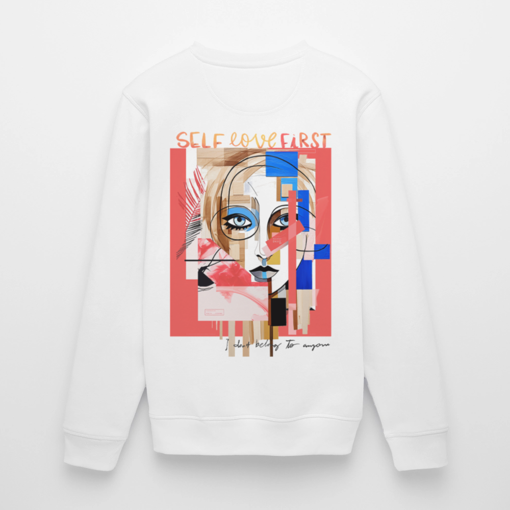 Vesperion, Frau, 1st | Roller, Unisex Bio-Sweatshirt - Weiß