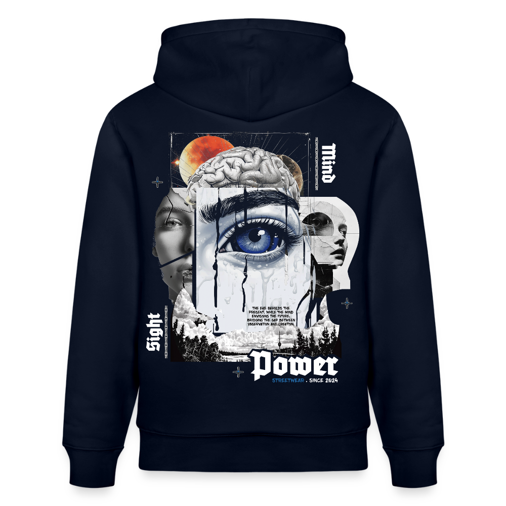 Yuanshi, Auge, 1st | Cruiser, Unisex Bio-Hoodie - Navy