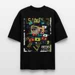 Shahzada, Kassetten, 1st | Blaster, Oversize Bio T-Shirt, Unisex - Schwarz