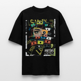 Shahzada, Kassetten, 1st | Blaster, Oversize Bio T-Shirt, Unisex - Schwarz