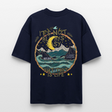 Izanami, Berge, 1st | Blaster, Oversize Bio T-Shirt, Unisex - Navy