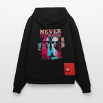 Tenjin, Alpaka, 1st | Heavyweight Oversized Bio Hoodie, Unisex - SOLID BLACK