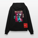 Tenjin, Alpaka, 1st | Heavyweight Oversized Bio Hoodie, Unisex - SOLID BLACK