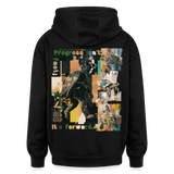 Xantherion, Schildkröte, 1st | Freshhood, Oversized Unisex Hoodie - Schwarz