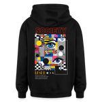 Shennong, Augen, 1st | Freshhood, Oversized Unisex Hoodie - Schwarz