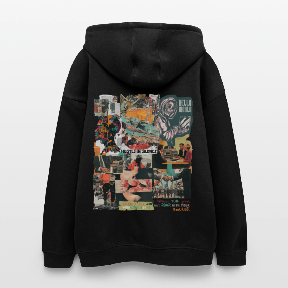Aurelion, Office, 1st | Freshhood, Oversized Unisex Hoodie - Schwarz