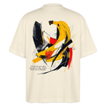 Vegaon, Banane, 1st | Blaster, Oversize Bio T-Shirt, Unisex - Weißgrau